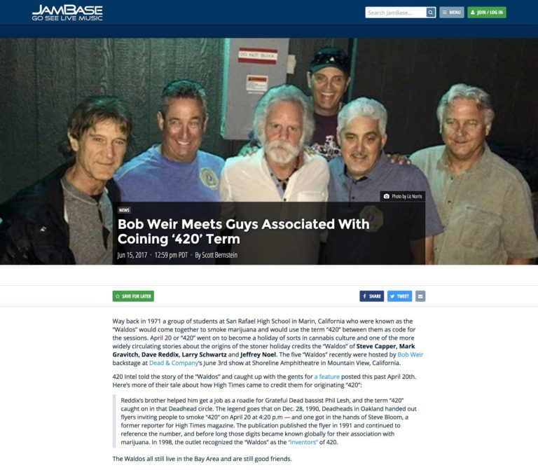 Jambase Article 420 Waldos